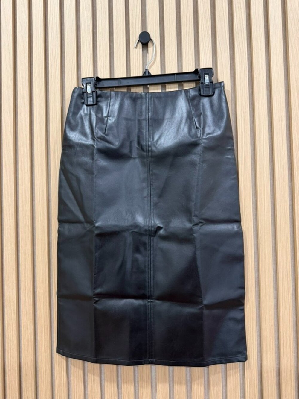 Faux Leather Pencil Skirt